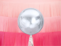 Preview: XL Folienballon Orbz - Silberne Kugel - ø 40cm